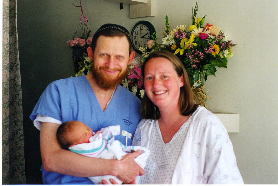 Dr Tenembaum and Sue holding Allison